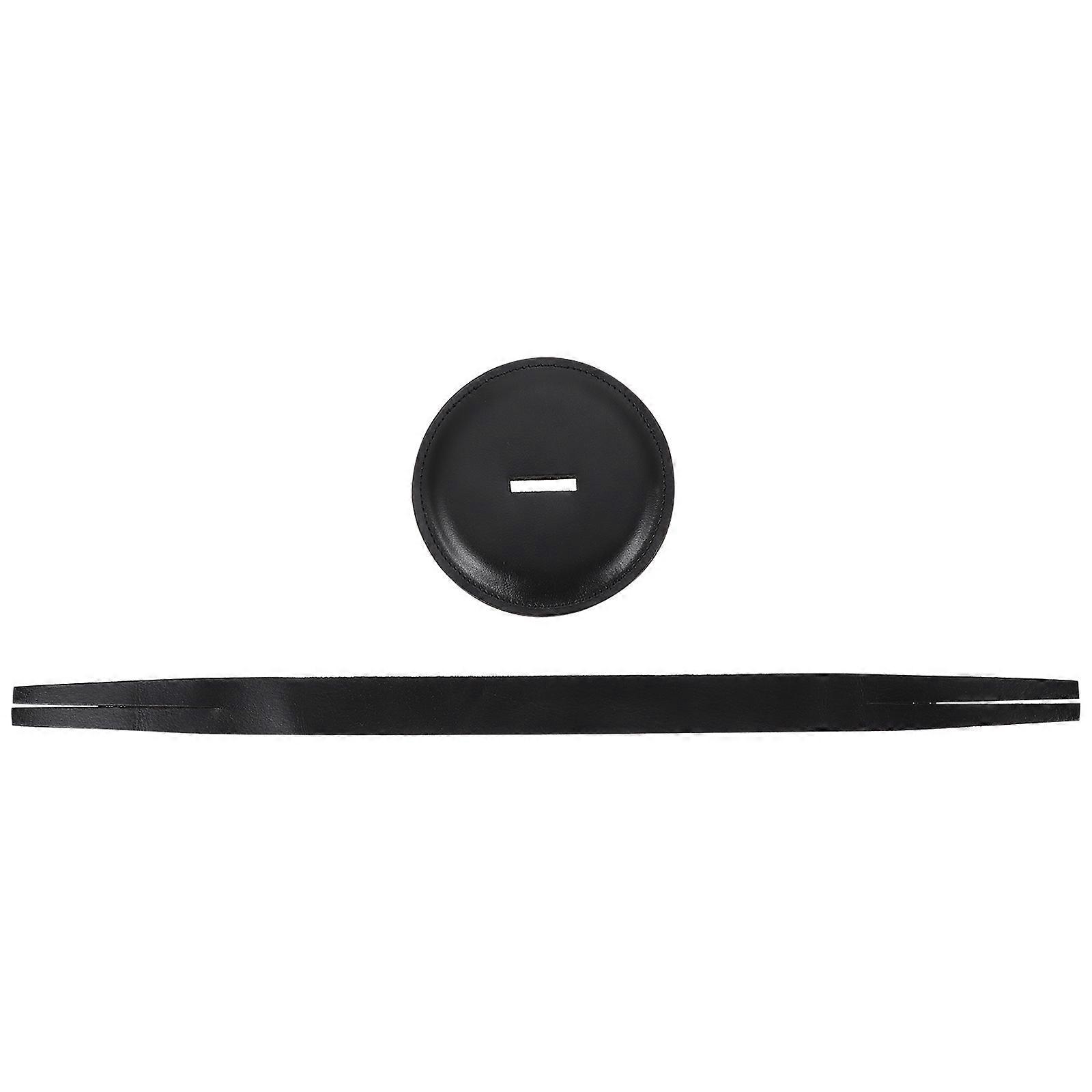 Marching Band Cymbal Straps Durable Cymbal Accessories Black 51.00X12.80X1.00cm Replace Old Pads 1Set