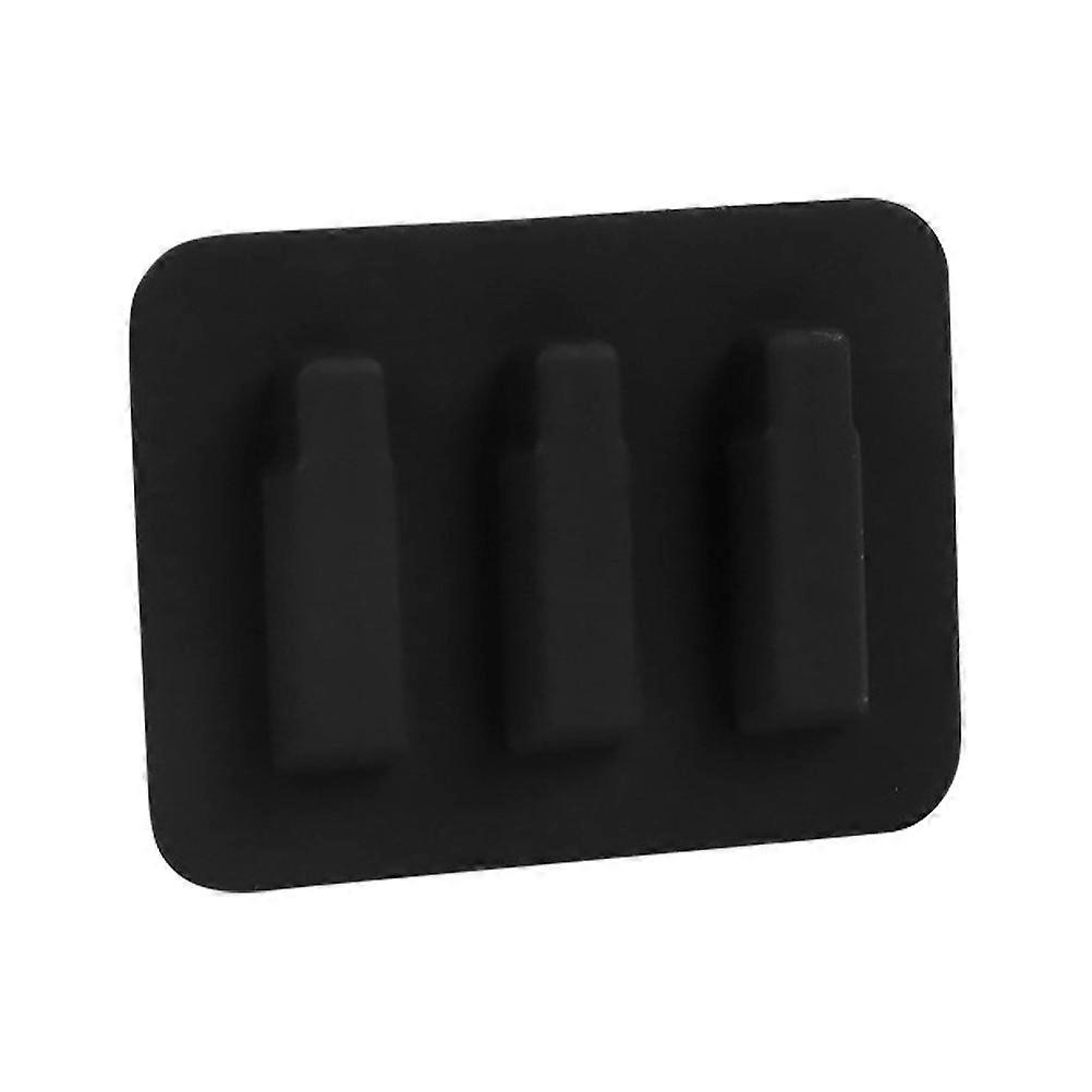 Simple Guitar Mute for Instrument Use Made of Silicone Black Color Minimizes Sound Level 0.5in