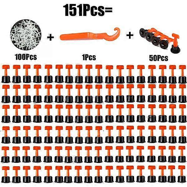 2x151 pcs. Leveling system for tiles, spacers, wedge-shaped spacers, floor, wall, tiles, Carrelage