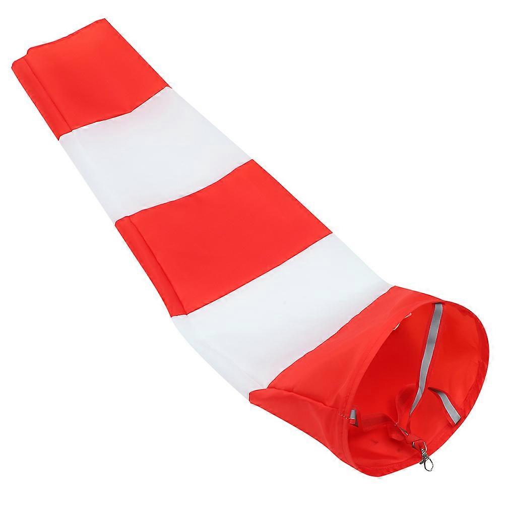 Durable Oxford Cloth Windsock Weather Vane Bag Outdoor Garden Decoration Red White Wind Direction Indicator