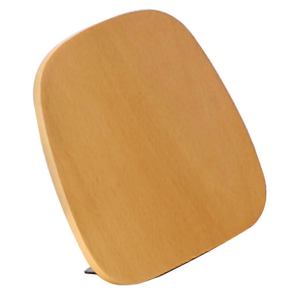 Wood Desk Organization Decorative Item Home Library 1Pc Oval Shape