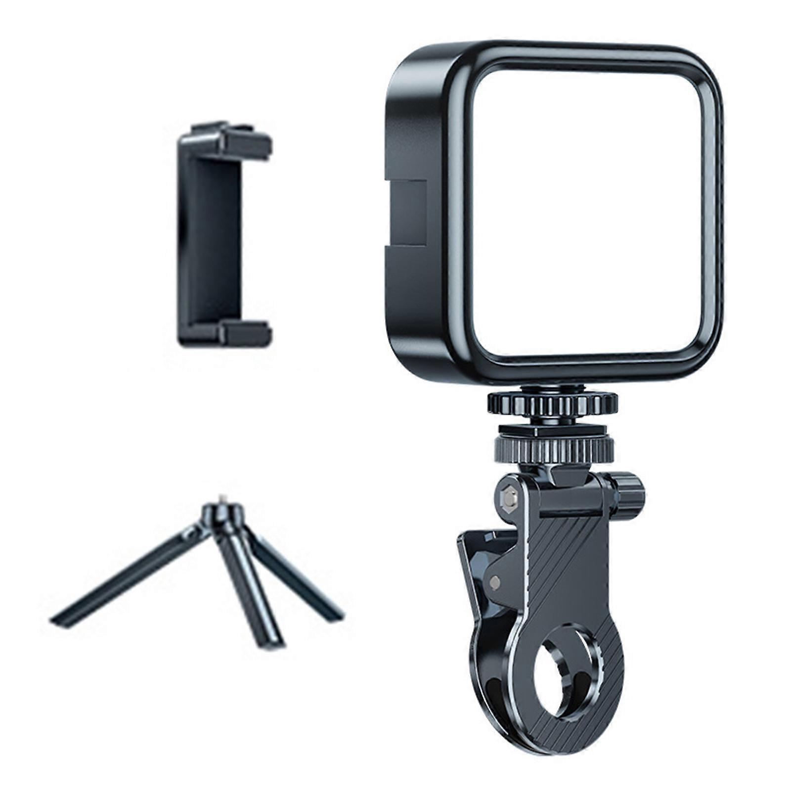 Selfie Fill Light LED Video Light Photography On-Camera Lighting 3000K to 6000K Cold Shoe Mount for DSLR Camera and Vlog Multicolor