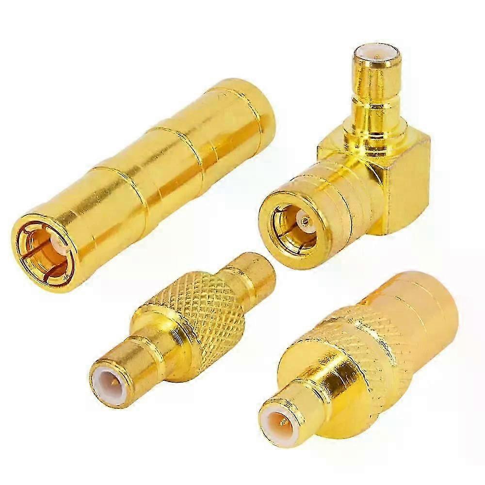 SMB to SMB Antenna Adapter Kit 4 Type SMB Male Female Coax Adapter Fit For Car Truck Satellite Radio DAB Radio Antenna