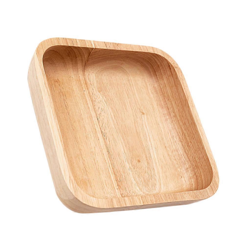 Wooden Fruit Bowl for Food Storage Tray Safe and Secure with Smooth Edges Assorted Color