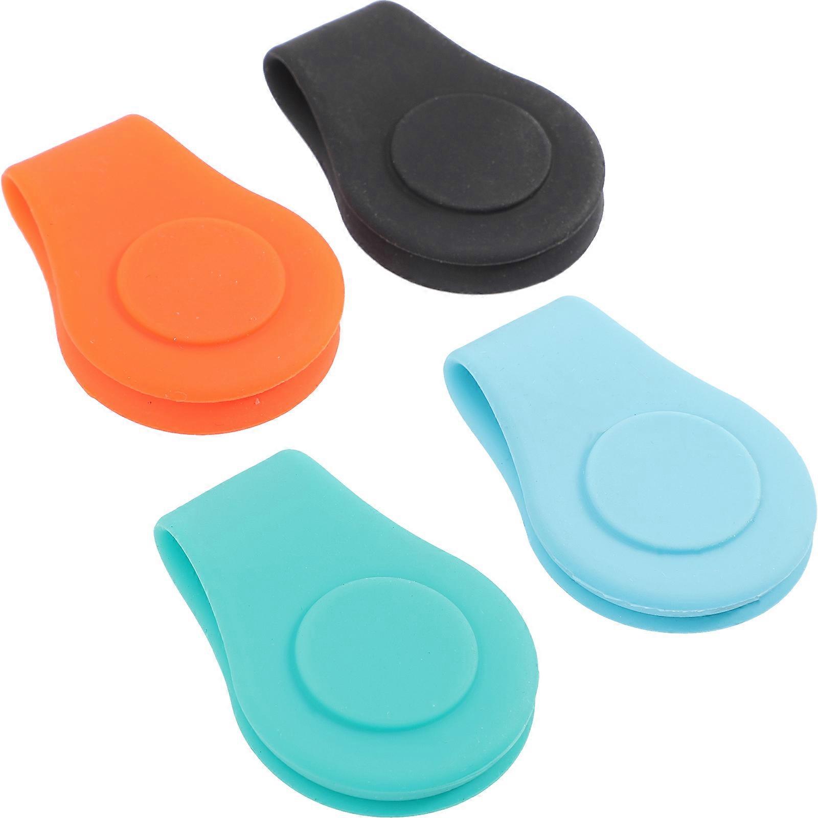 Convenient Hat Marker Circular Indentation for Marker Embedded Strong Magnets 4Pcs