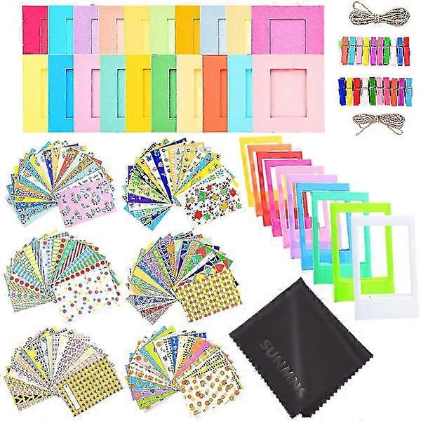 Accessory Kit for Fuji Instax Mini 11 9 8 90 70 Camera, Includes Decals