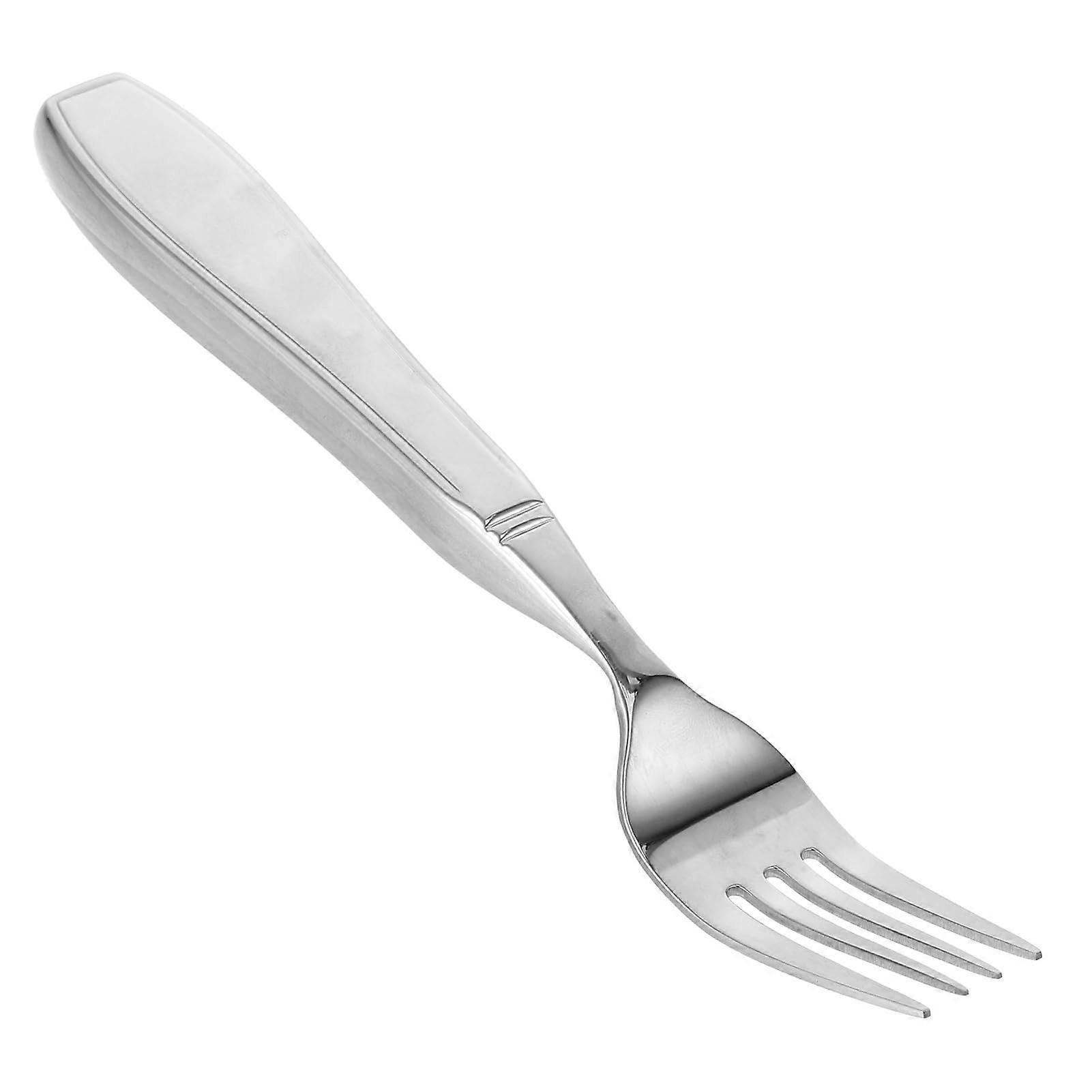 Weighted Utensils For Seniors And Disabled People, Ergonomic Grip, Easy To Use, Improves Food Intake