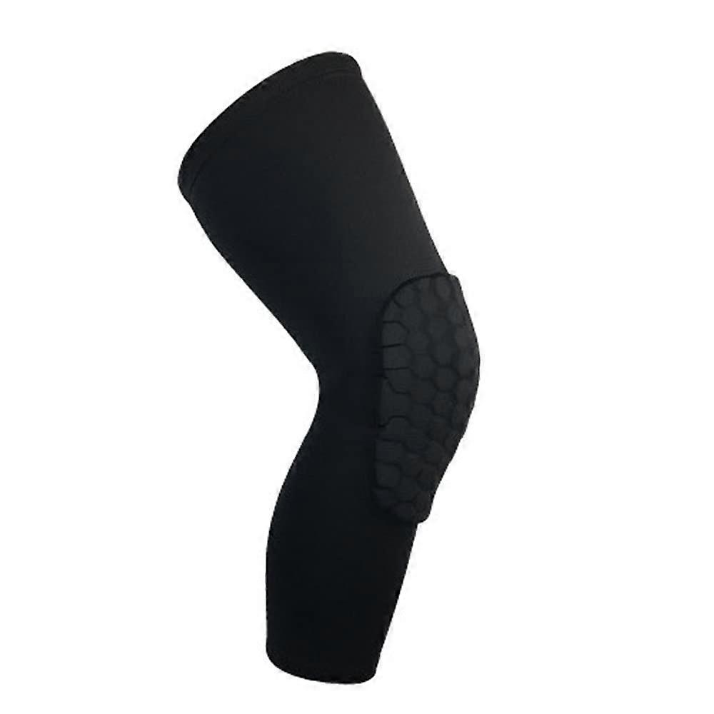 Knee pads with honeycomb structure, elastic, nonslip, for collision prevention and pain relief, 2 pieces.