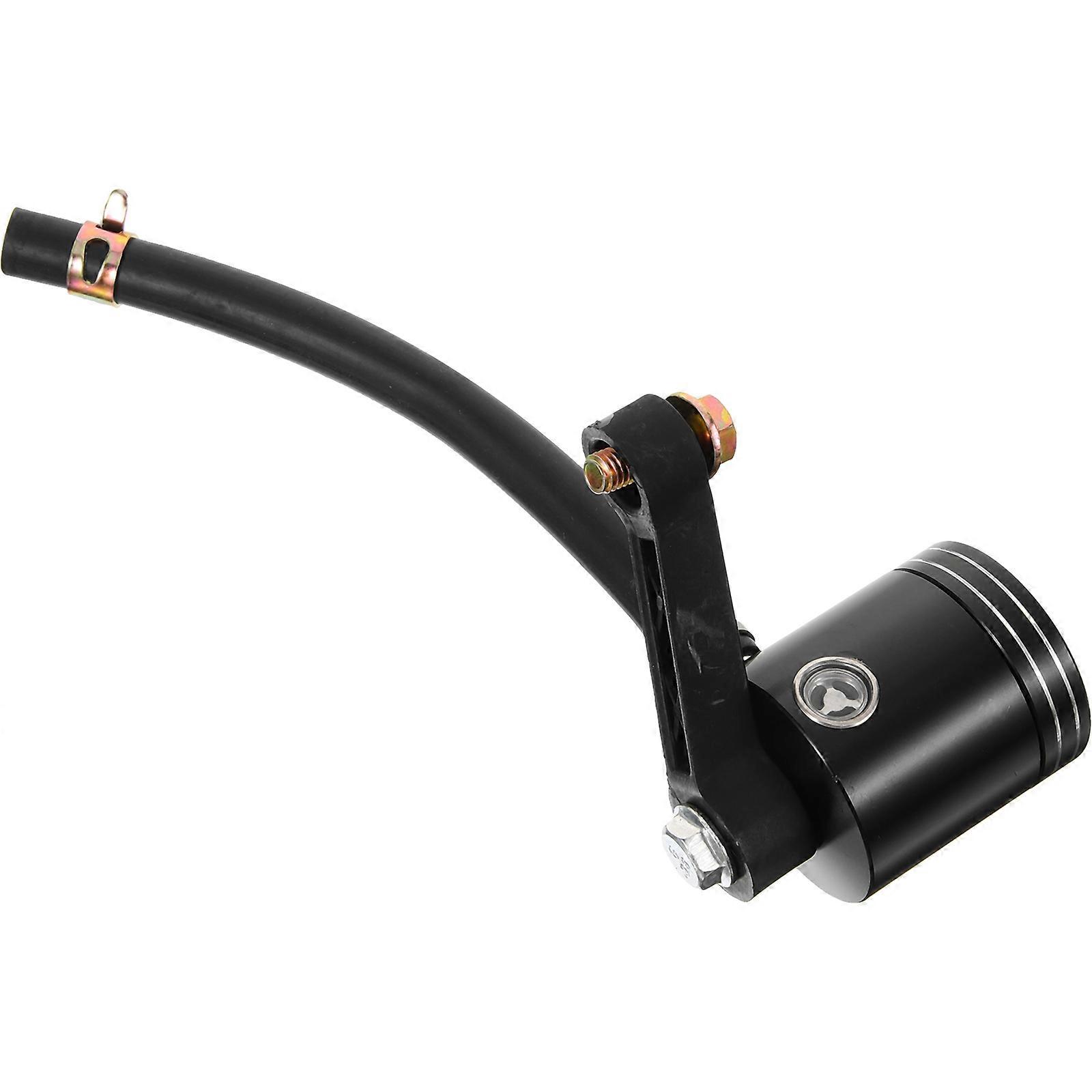 Motorcycle Brake Fluid Reservoir Tank Accessories Made of Aluminum Alloy and Plastic Black Color 1