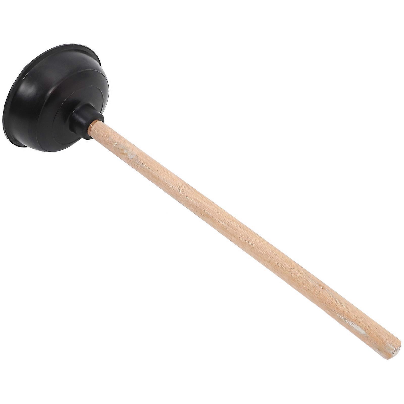 Heavy Duty Toilet Plunger with Handle Sink & Shower Drain Clog Remover for Bathroom & Kitchen Use