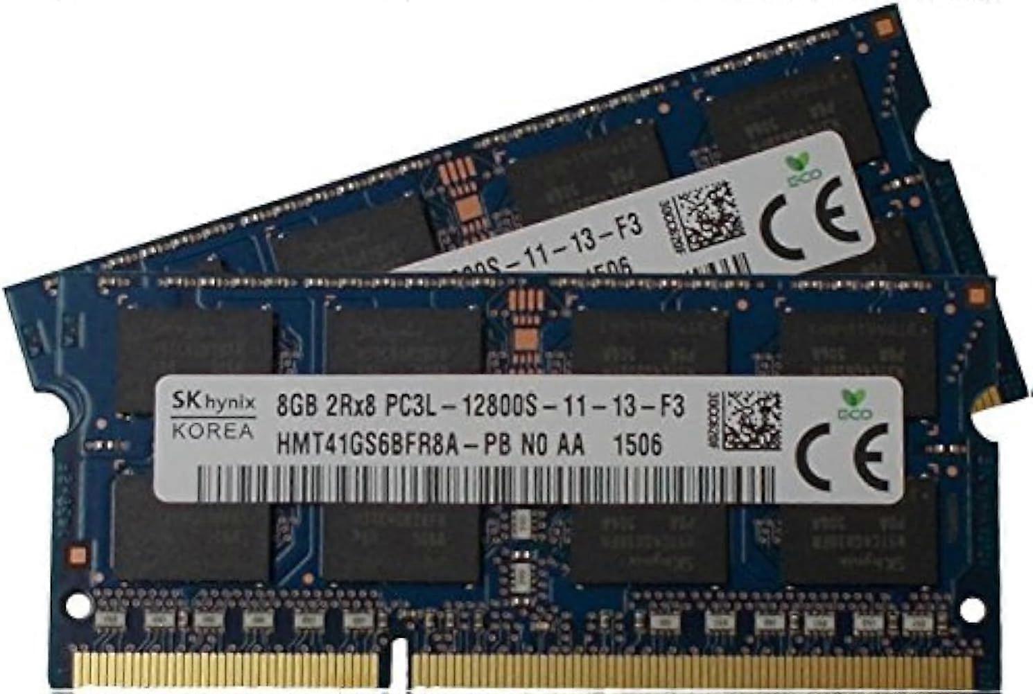 2025 Modèle le plus récent Hynix Original 16 Go (2 x 8 Go), SODIMM 204 broches, DDR3 PC3L-12800, 1600MHz