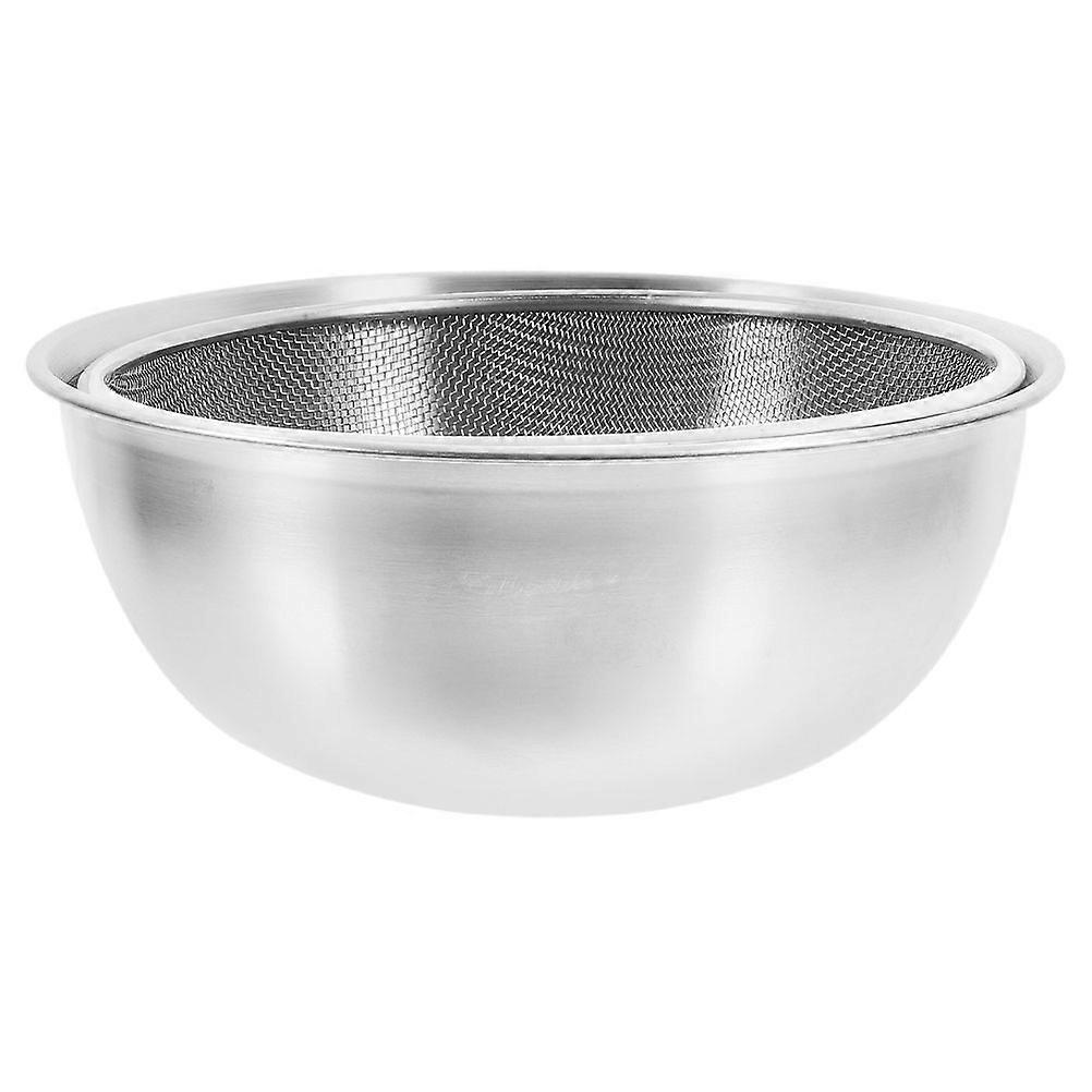Fruit And Veggie Washing Bowl Multi Purpose Drain Basket For Home Users Kitchen Essentials 24cm 2Pcs