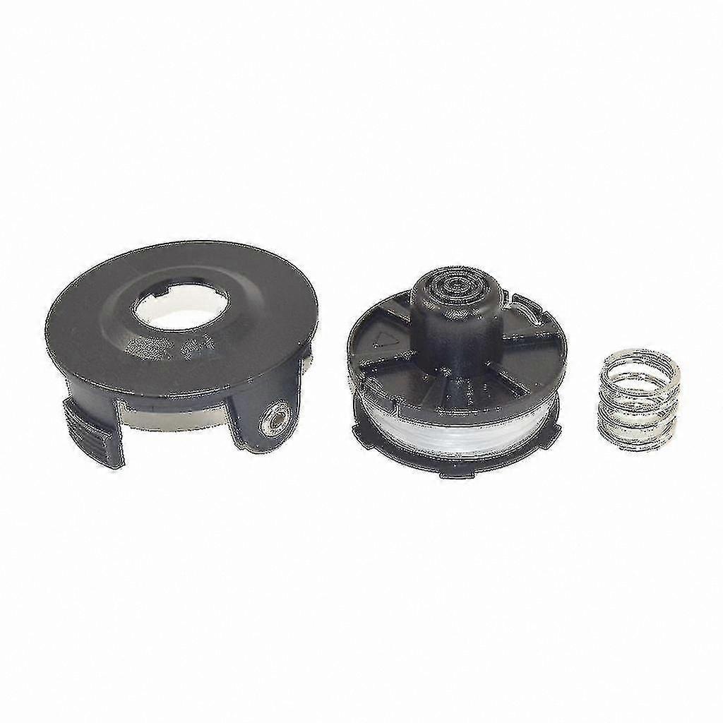 Grass Trimmer Spool and Cap Set with Spring for String Trimmers