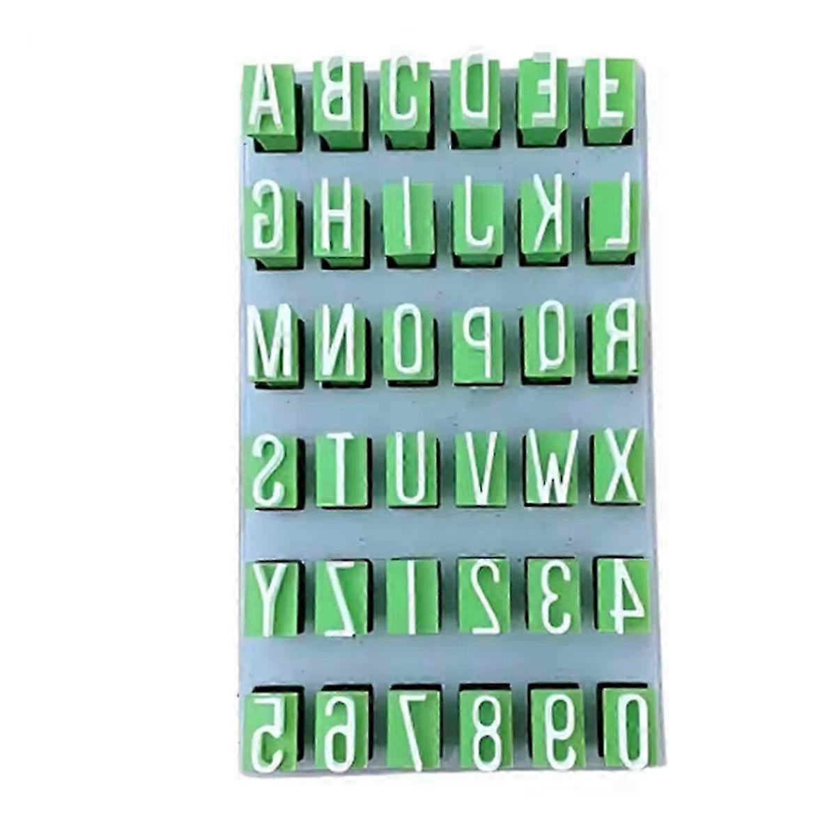 Tiny Alphabet Stamps for Clay - Portable Letter Stamping Set for Crafting & DIY Projects