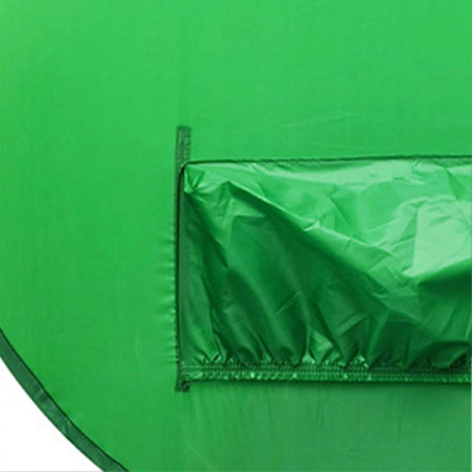 142cm Round Green Screen Backdrop Portable Green Screen Chair Background for Video Chats Video Conference Game Single Layer L Size 