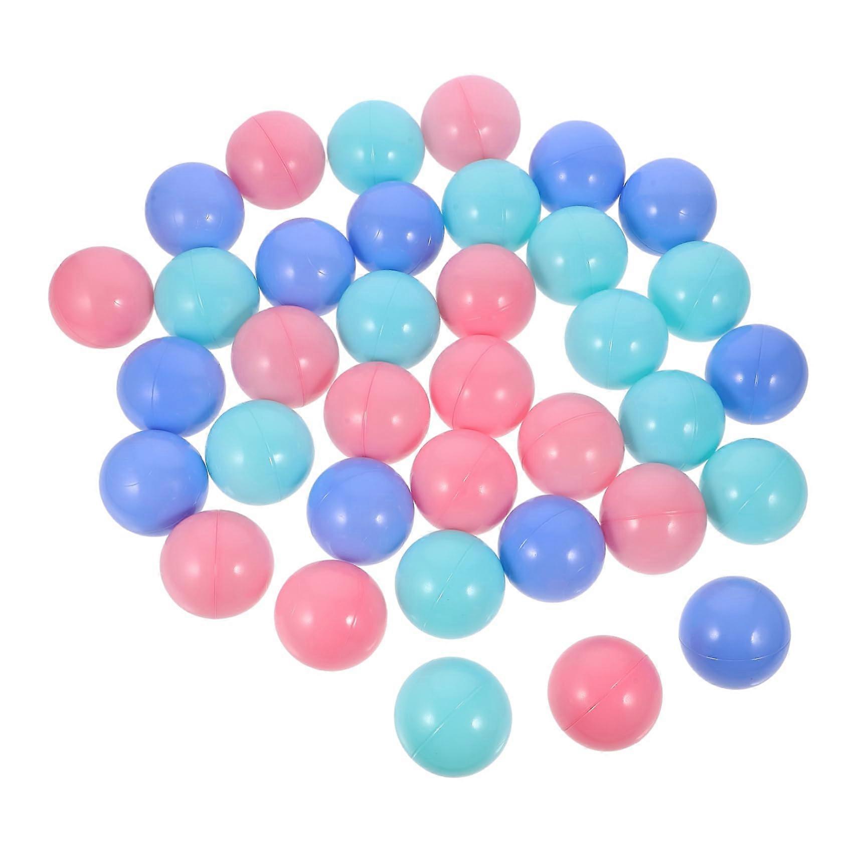 Macaroon Balls Pack of 100 Water Balls for Swimming Pool and Sandbox Toys Soft Shatterproof Inflatable Ocean Balls for Chickens
