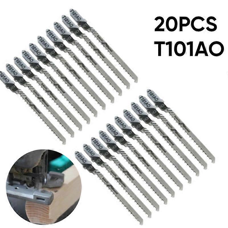 20Pcs Saw Blades Jig T101AO 3 Inch T-Shank Pure Curved Cuts HCS Jigsaw Wood Cutting Jig Home Decoration Woodworking Power Tools