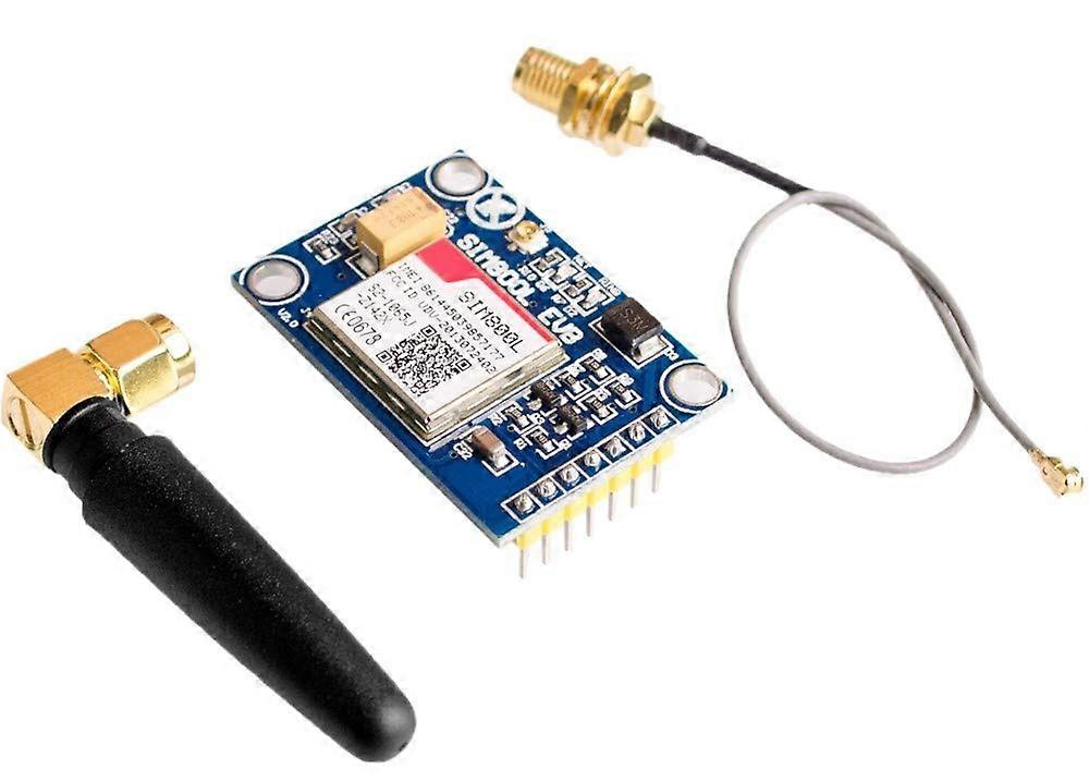 SIM800L V2.0 GSM GPRS Module 5V Quad-Band with L-Shape Antenna Cable for Arduino SIM Card Compatibility 1PCS
