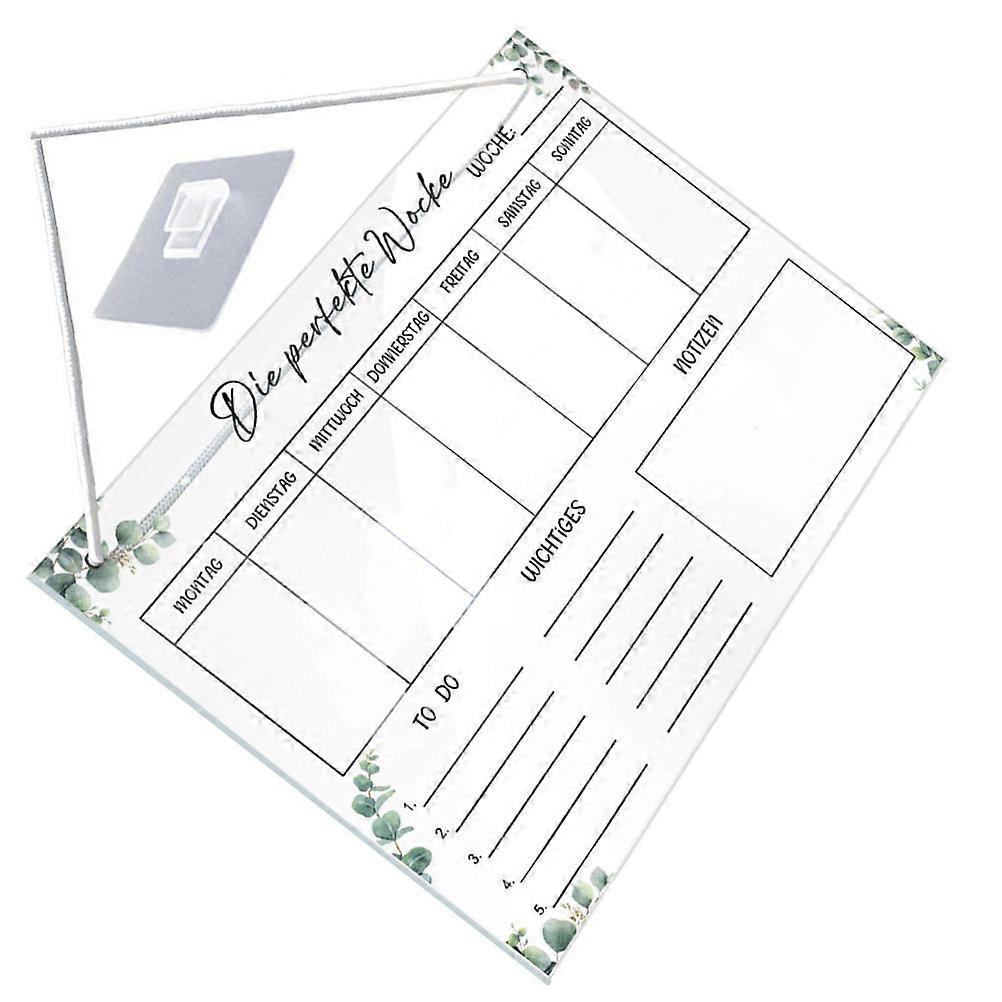 Daily Planner Wall Mounting Work Schedule Planner 30.00X20.00X0.20CM Reminder 1 Set