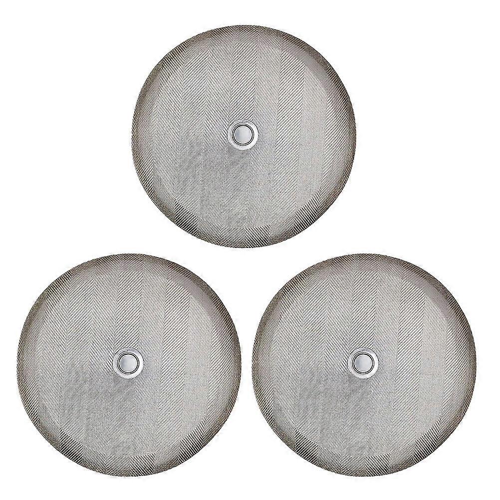 3pcs Portable Coffee Maker Stainless Steel Filter Mesh Pot Easy Strainer Mesh