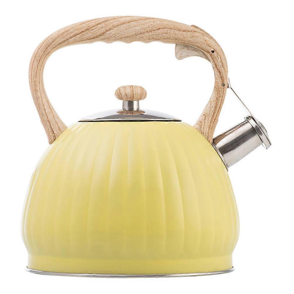 Stovetop Kettle 1Pc Traditional Design Wooden Handle Perfect For Making Tea Boiling Water