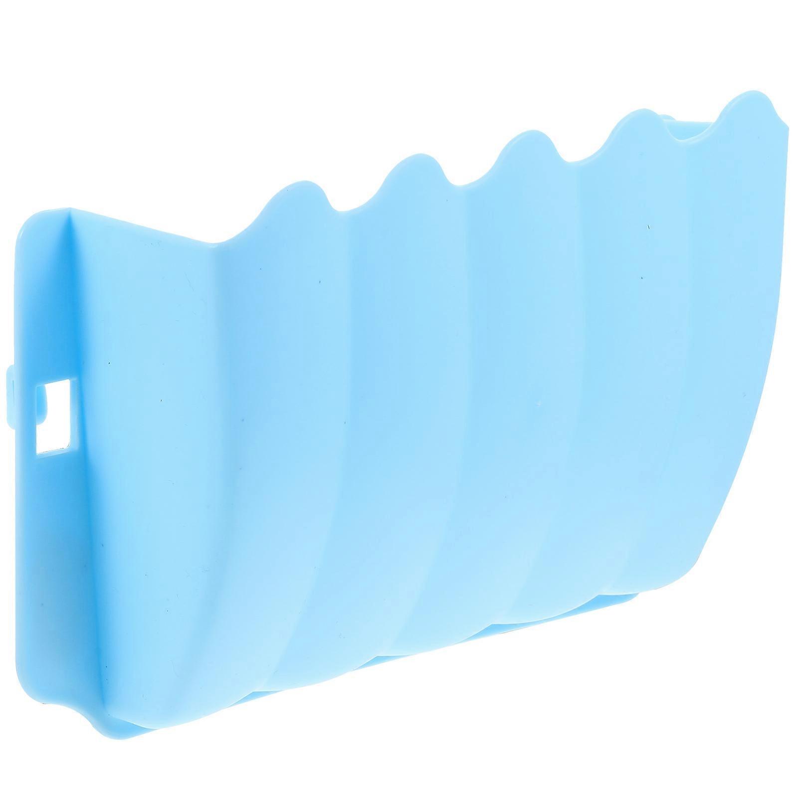 Hay And Pellet Feeder Perfect For Rabbits And Guinea Pigs Designed To Prevent Food Waste With Hanging Function In Blue - 1Pcs