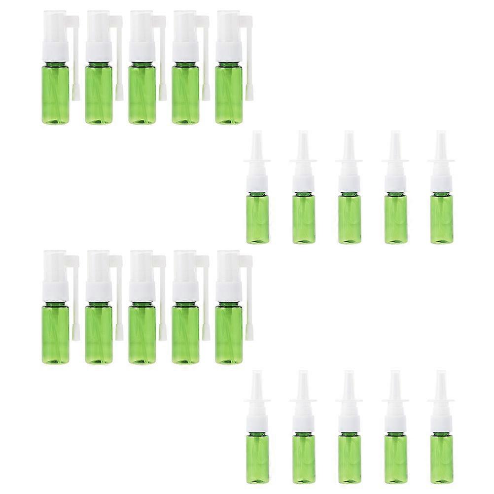 20pcs Refillable Nasal Spray Bottles Lightweight Portable Travel Size for Cosmetics and Saline Use Easy to Clean and Handle