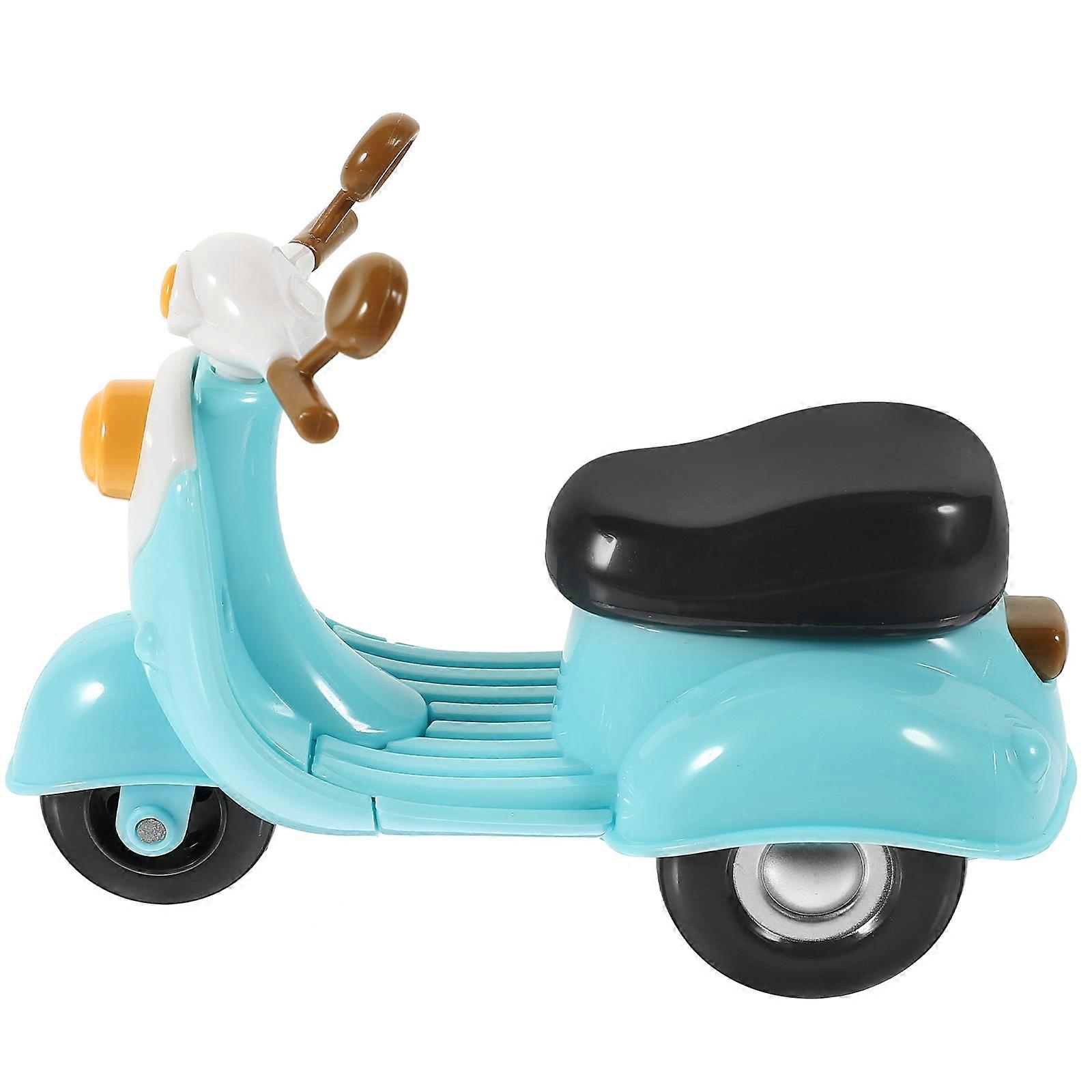 Mini Motorbike Model Toy For Indoor Play And Children's Education Assorted Color Retro Design 1Pack