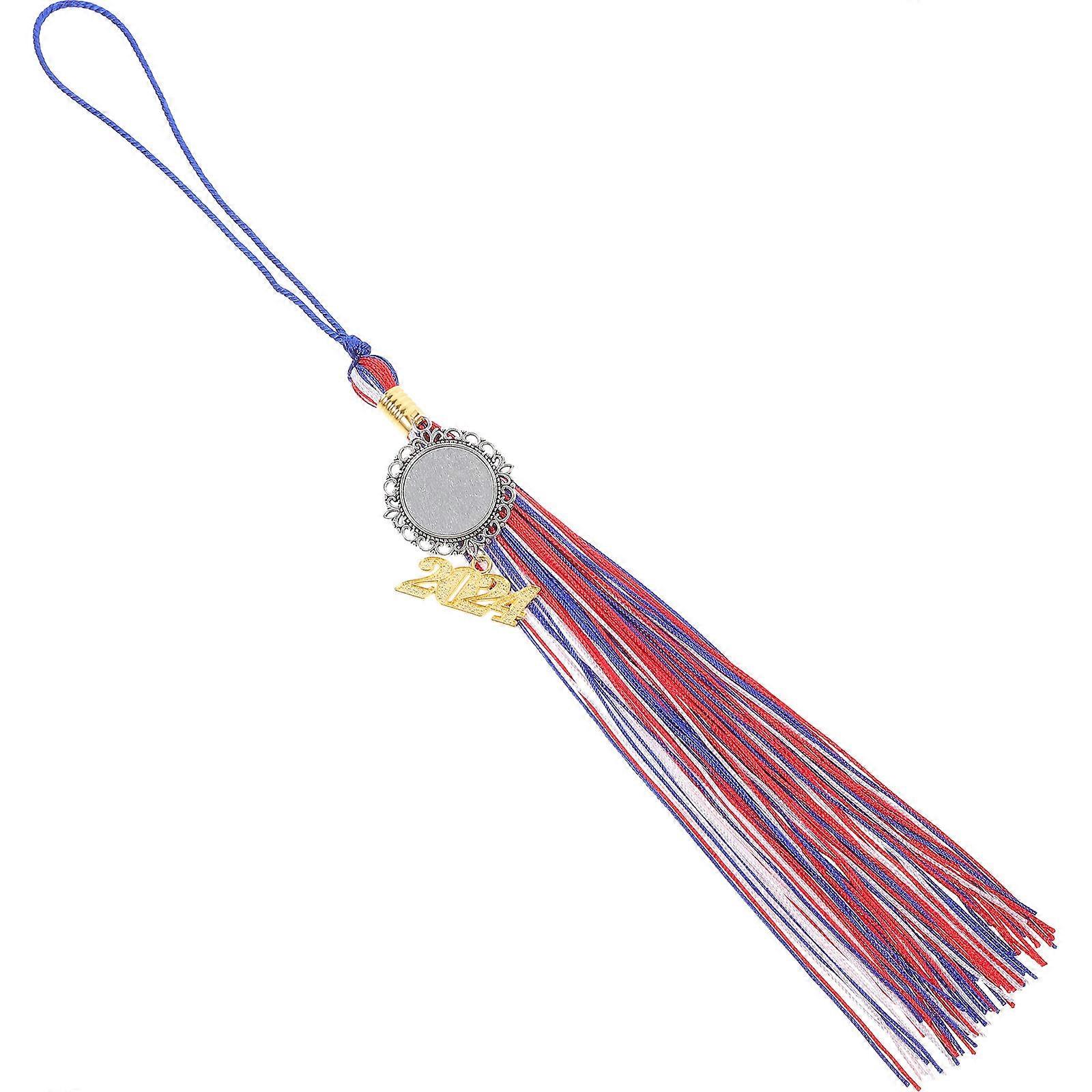 Graduation Cap Tassel 2024 Sublimation Charm for Decoration