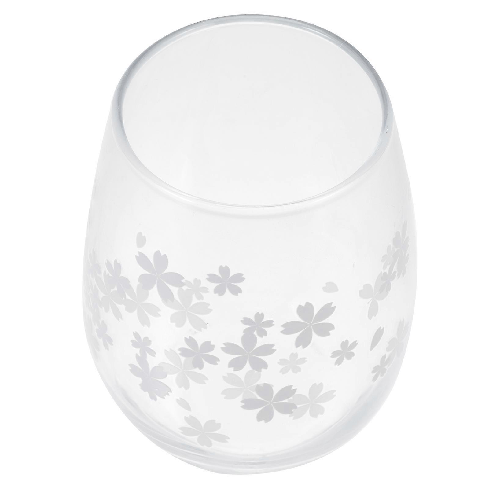 Glass Cup Tall Household Use Transparent Color Changing Hot Cold Reaction Function 1Pack