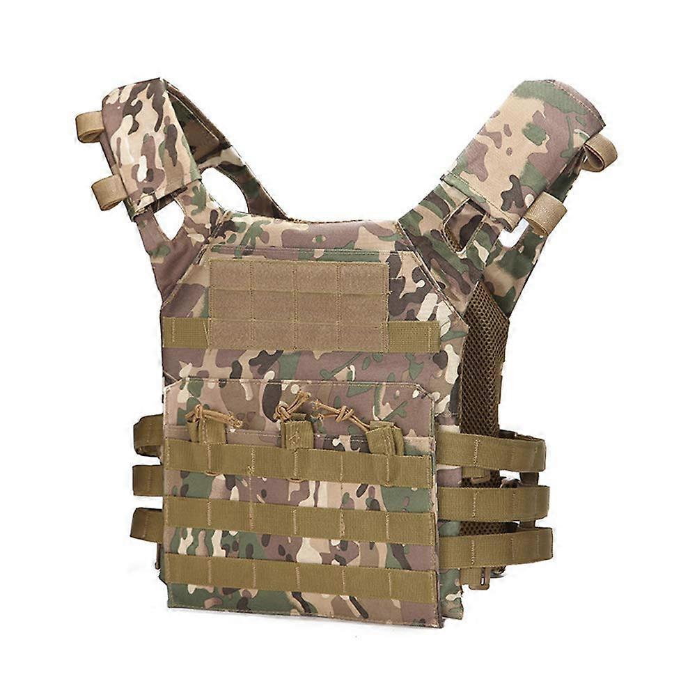 Hunting Tactical Vest 800D Molle Plate Carrier for Outdoor Hunting Camouflage