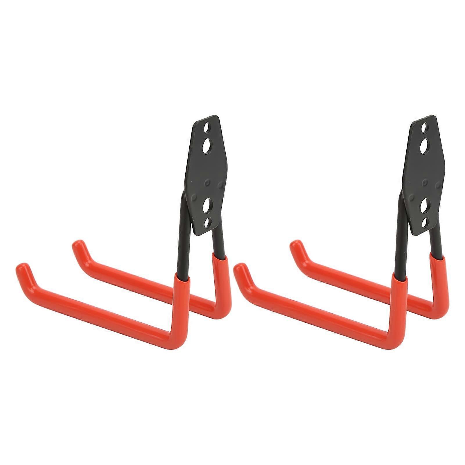 Garage Hooks Heavy-Duty Metal Wall Hooks For Bicycles, Tools, And Household Items 2 Pack