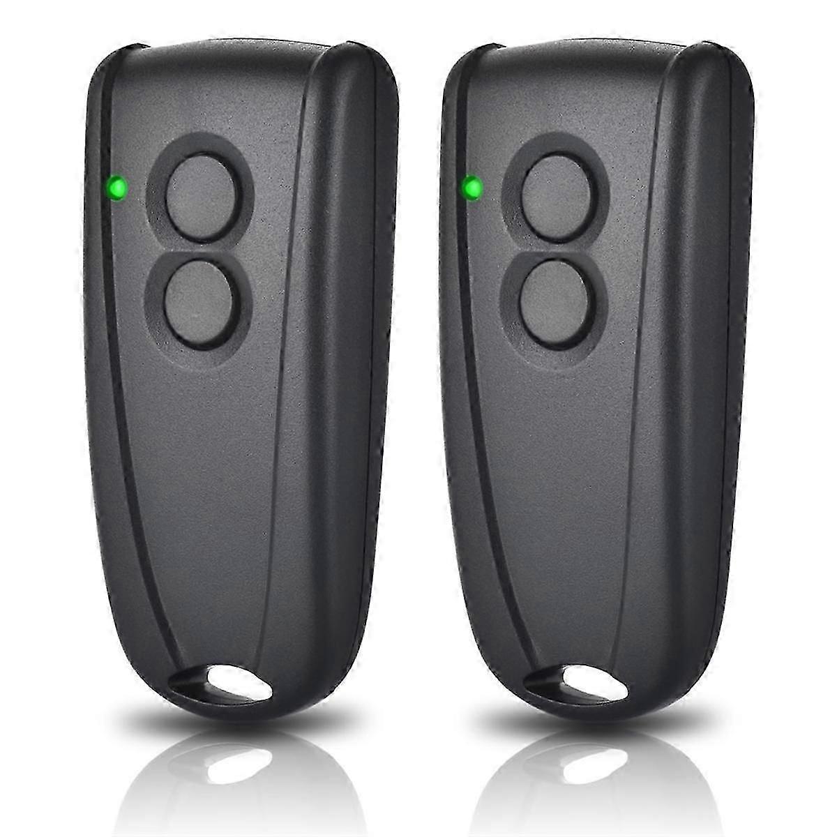 433.92MHz Garage Door Opener Garage Door Remote Control for RSE2, RSC2 Handheld Transmitter Pack of 2