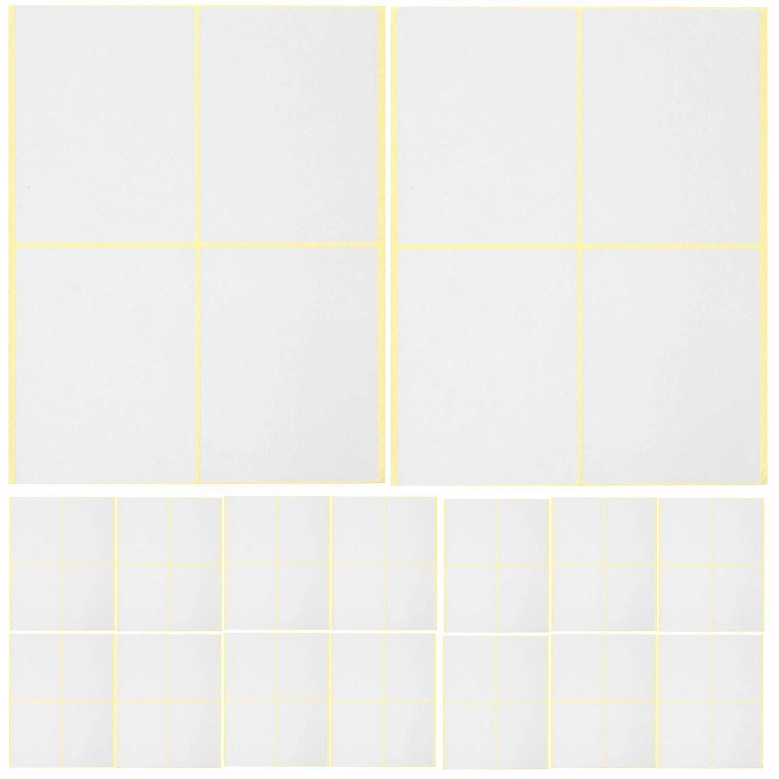 120pcs Convenient Blank Stickers Labels Travel Size Bottles Multi-use Labels Sticker Labels Write Stickers to Write On Sticky Labels