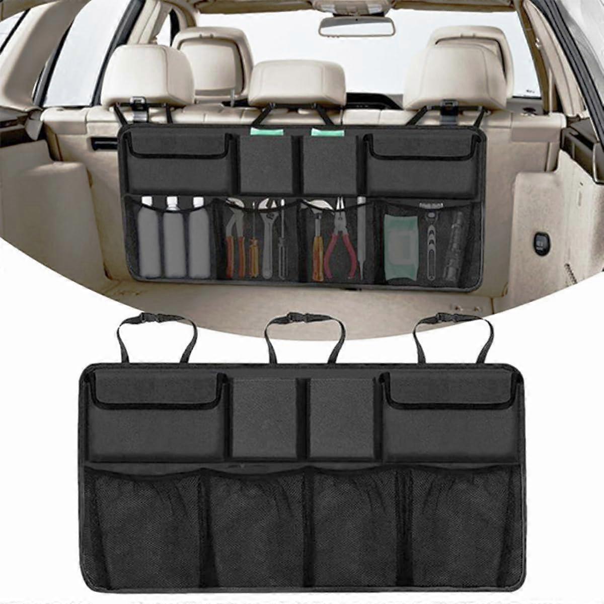 Car Boot Storage Bag for Dacia Logan II, Large Volume Car Boot Storage Organiser Waterproof Foldable Car Tidy Storage Bag
