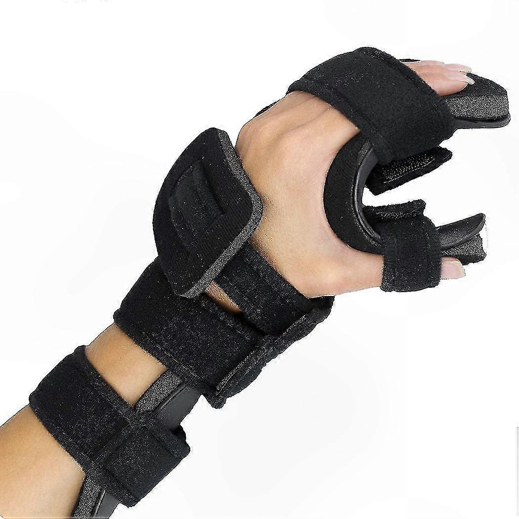 Resting Hand Splint for Flexion Support - Soft Stretch Design for Comfortable Hand Positioning and Relaxation