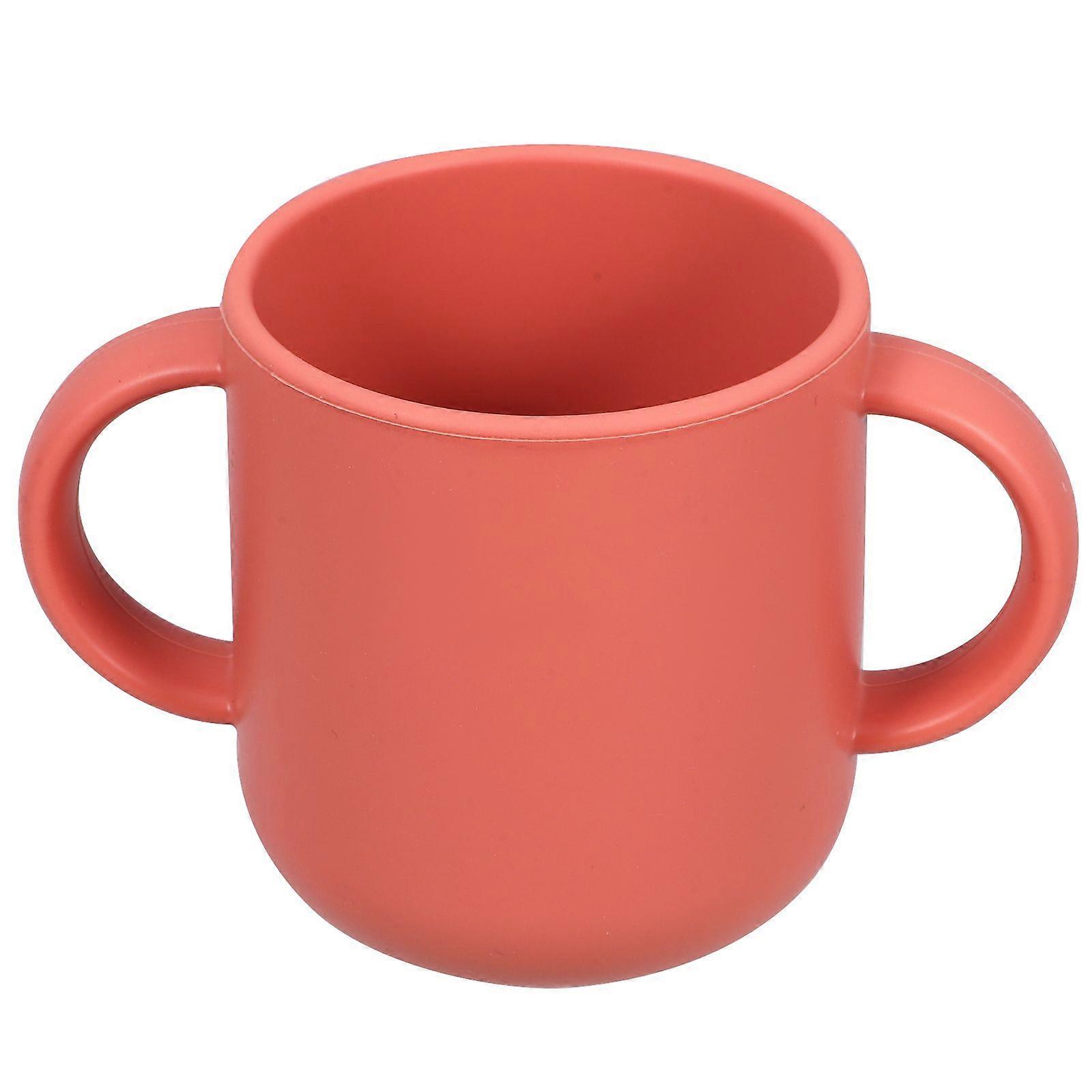 Baby Cup Silicone Training Cup Double Handle Water Drinking Cup Toddler Cup