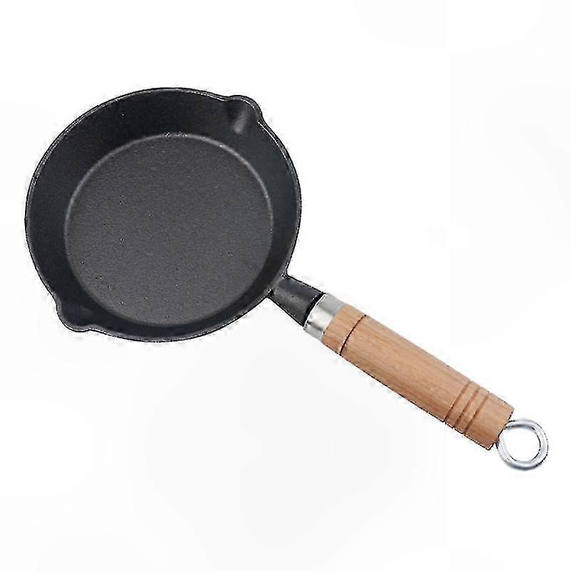 Mini Omelette Pan with Wooden Handle for Cooking Eggs and More