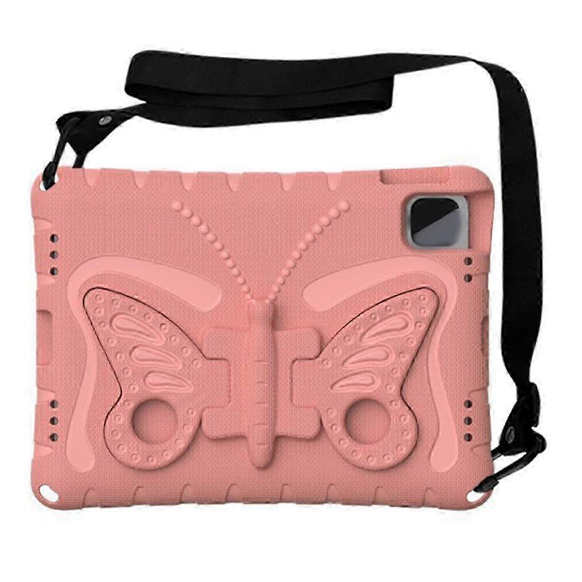 Housse de tablette adaptée aux enfants pour les appareils Pro de 11 pouces en 2024 Conception antichoc avec étui de support EVA en rose