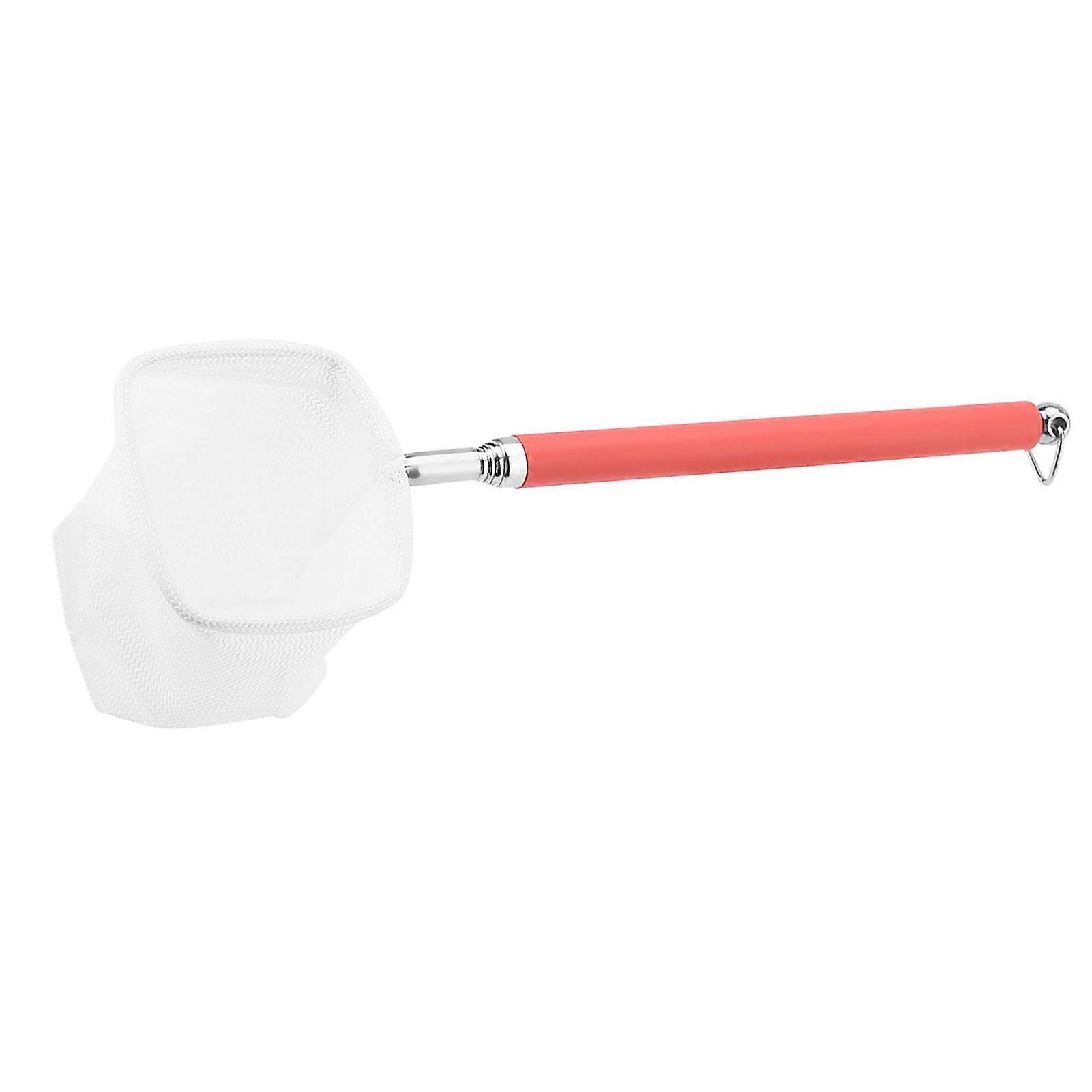 Extendable Telescopic Fish Net Red Square 13.5cm to 48cm Rod