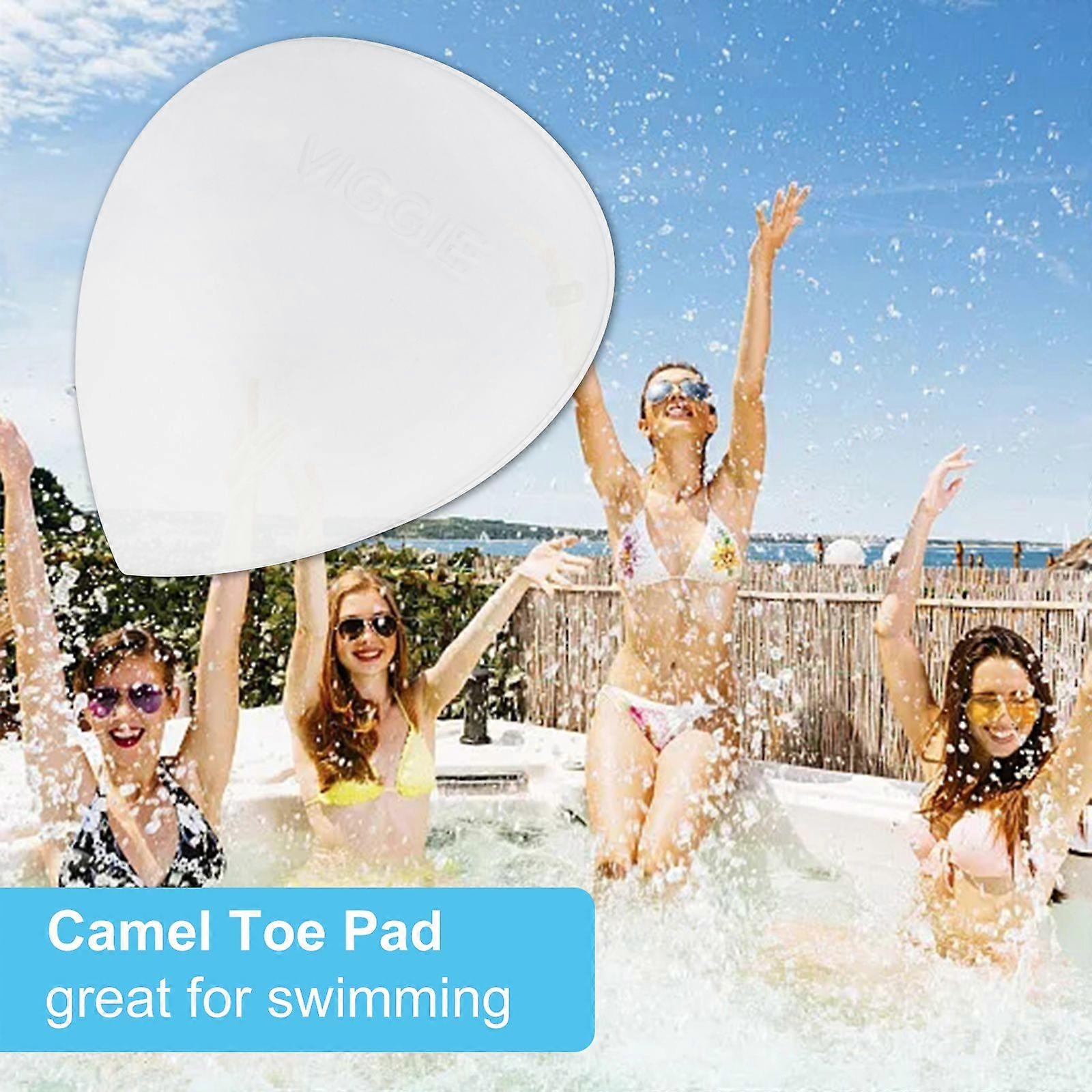 1 Pack Camel Toe Pad Silicone Camel Toe Concealer Reusable Invisible Adhesive for Women Swimwear Waterproof Swimming Cover Pad