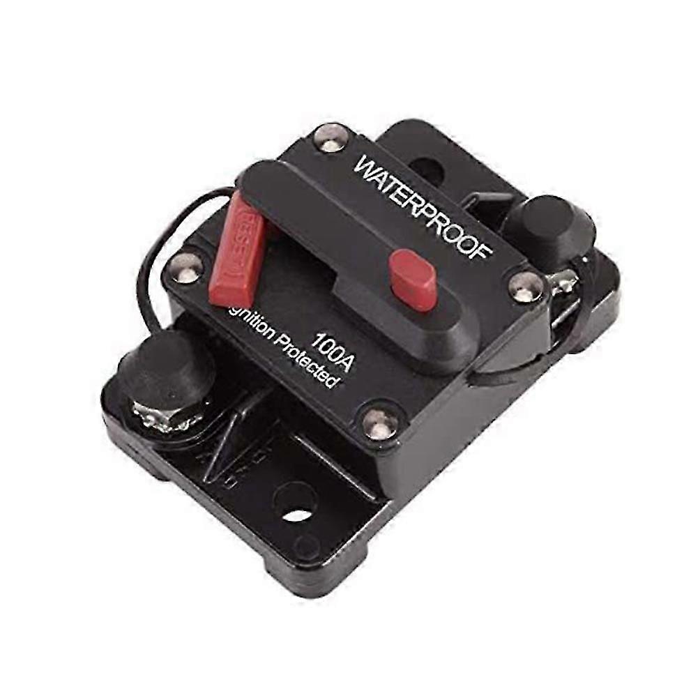IP67 Waterproof Car Circuit Breaker Fuse Reset 30-300A for 12V-48V DC Vehicles