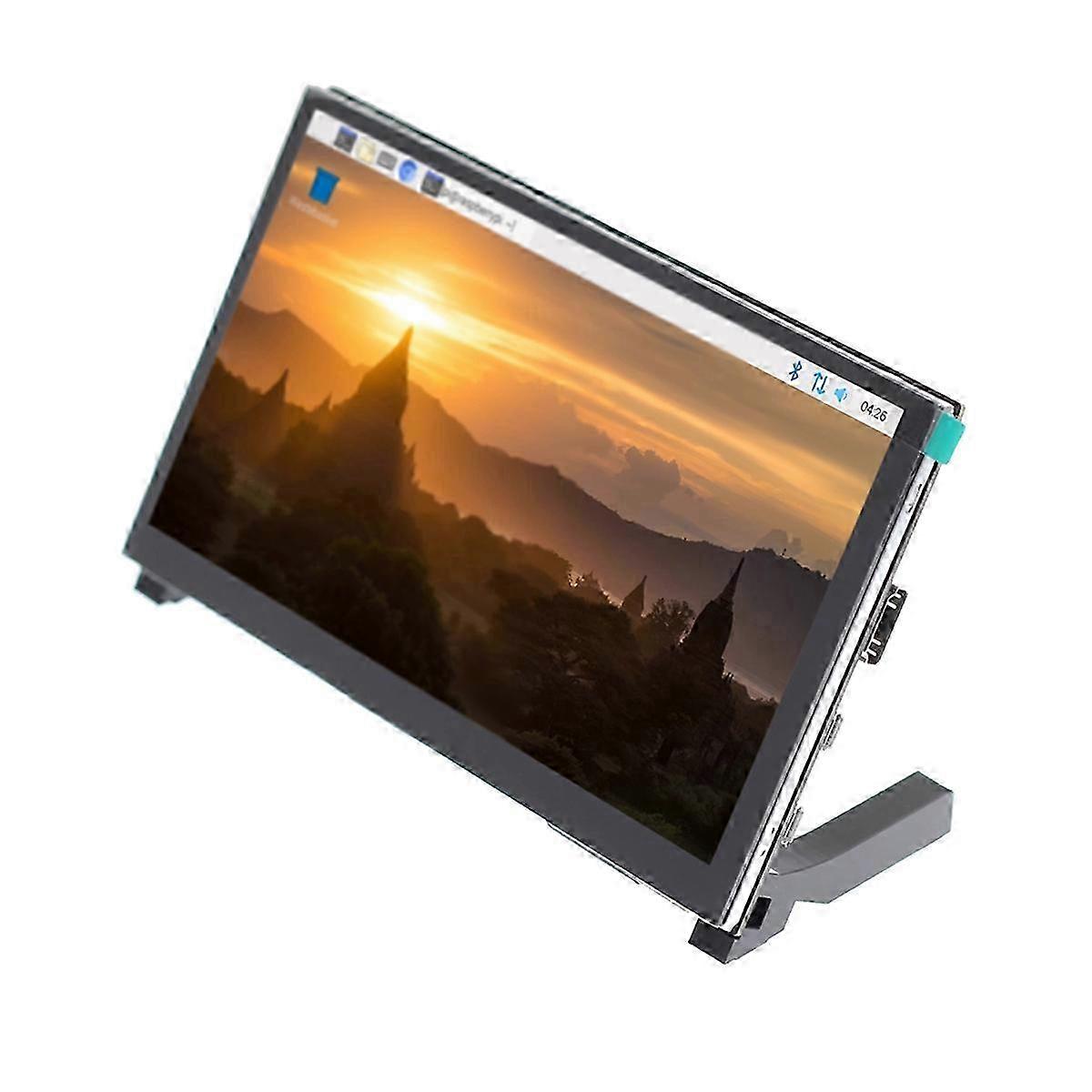 10.1 Inch Capacitive Touch Screen Monitor with Speaker, 1024x600 IPS Resolution - Compatible with Multiple Devices