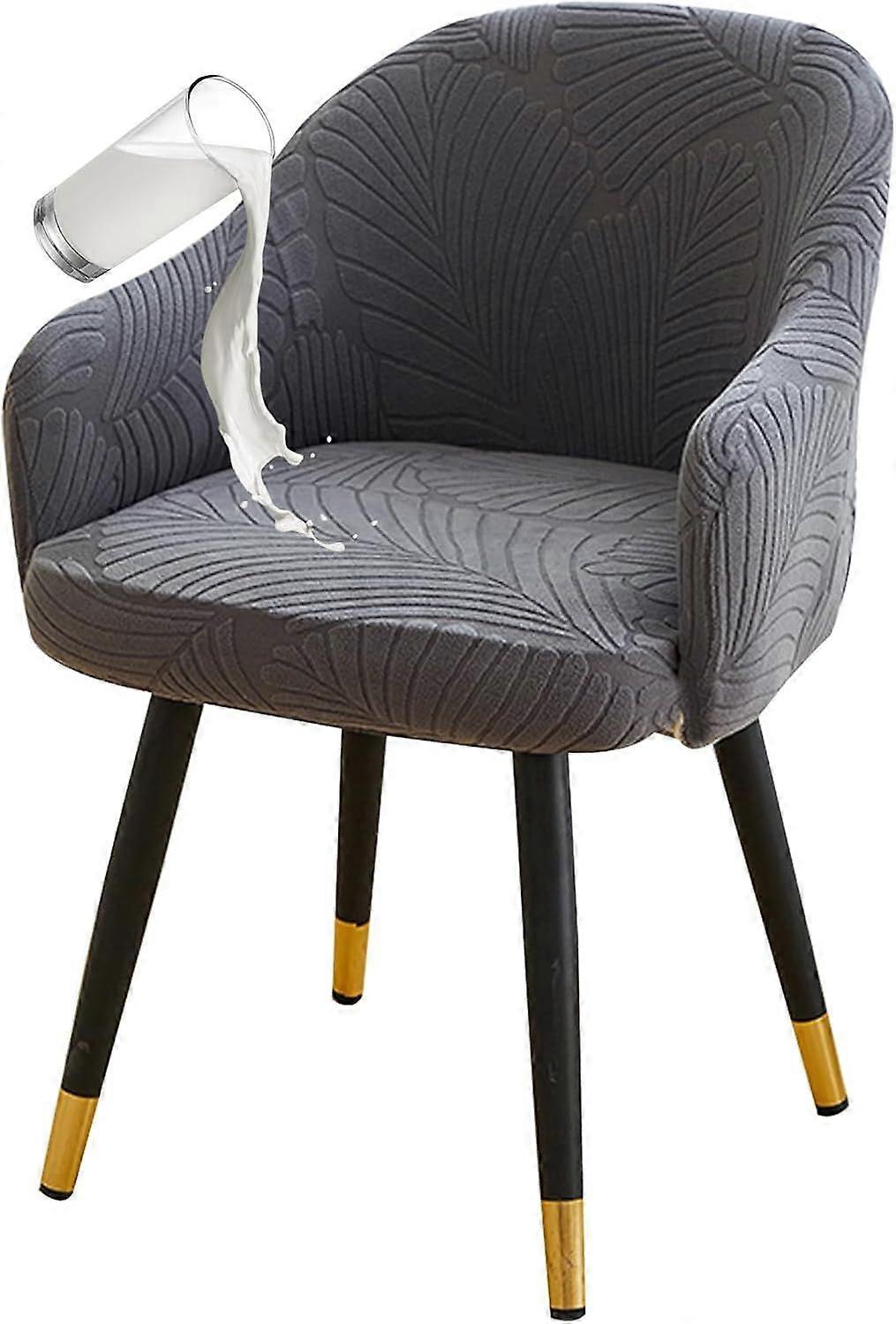 Waterproof Curved Chair Covers with Arms, Curved Back Chair Slipcover Stretch