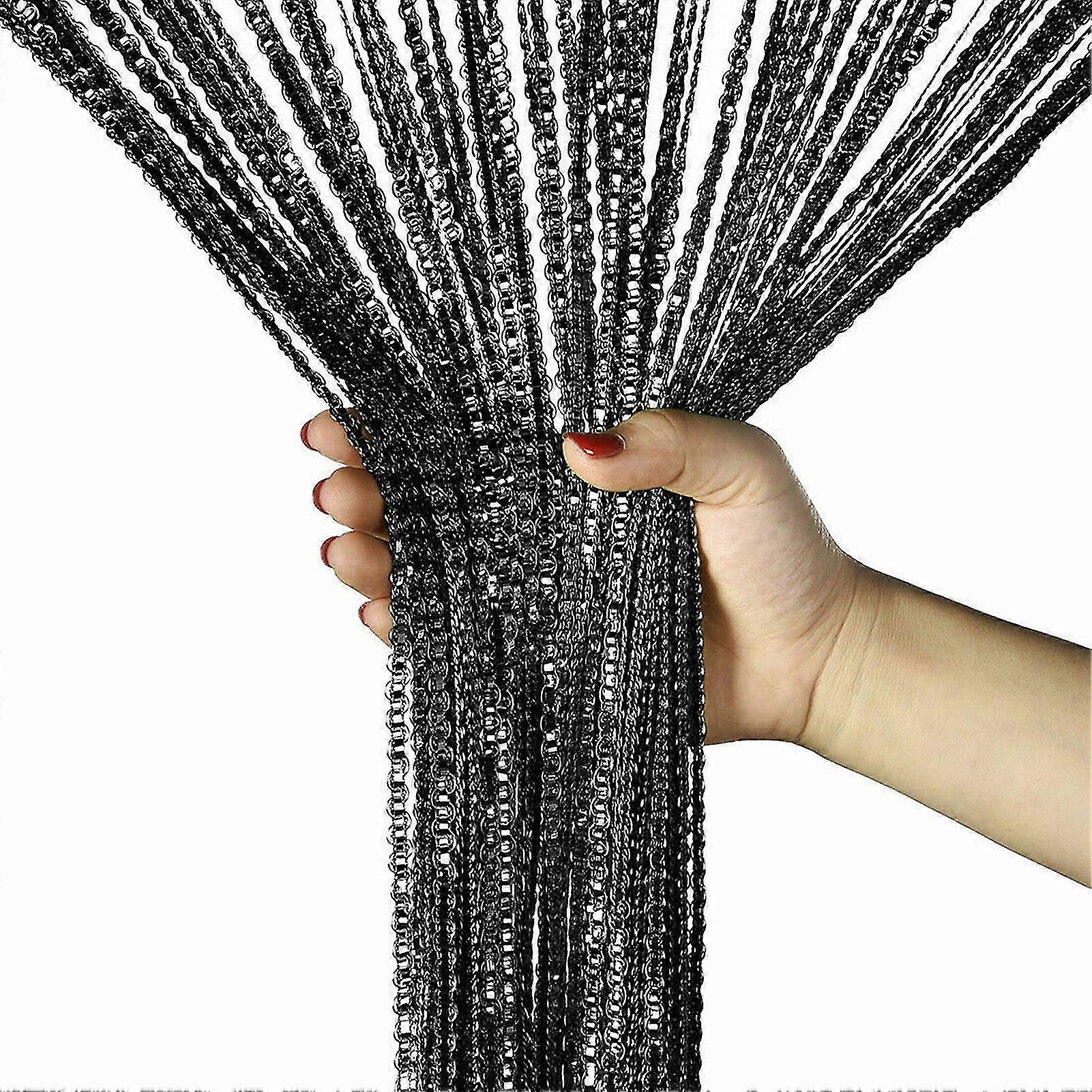 Tassel string curtain for wall decor room divider door
