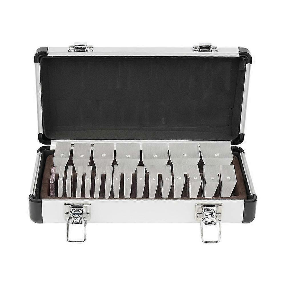 Optical Ophthalmic Prism Set Kit with 22 Pcs Lens & Aluminum Box for Science Classroom