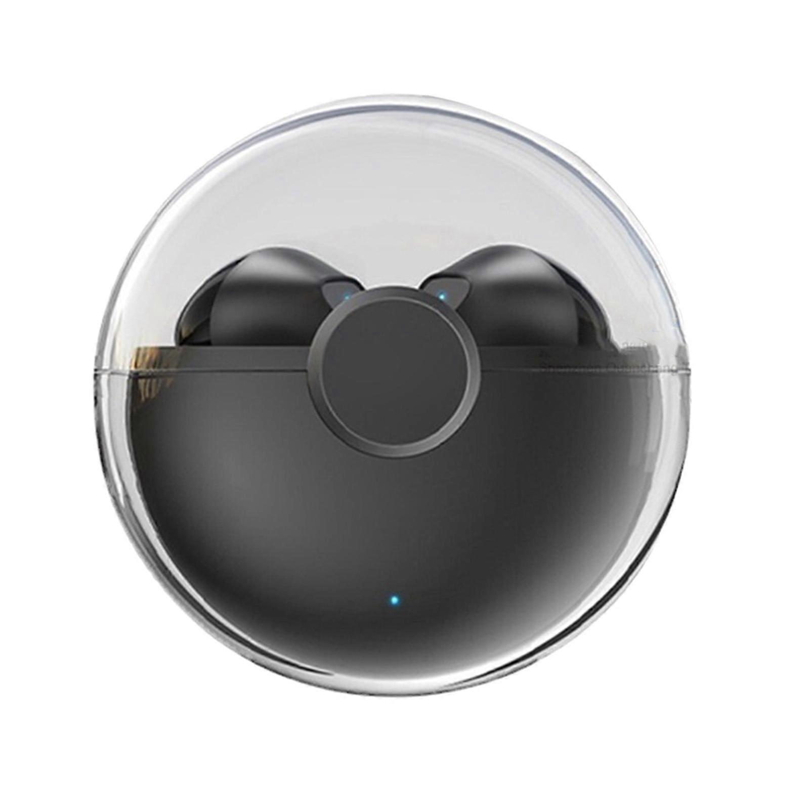 Black Wireless Earbuds with Noise Cancelling, Fast Charge, Clear Calls, Bluetooth for Sports