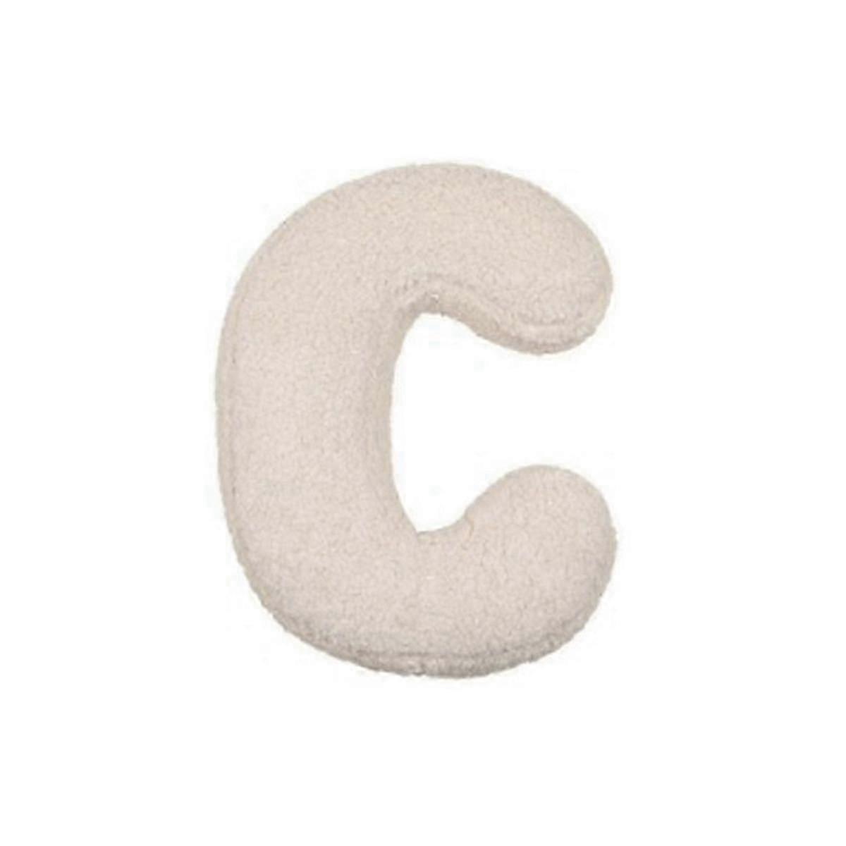 Letter Pillow Throw Cushion Decorative Alphabet Letter C