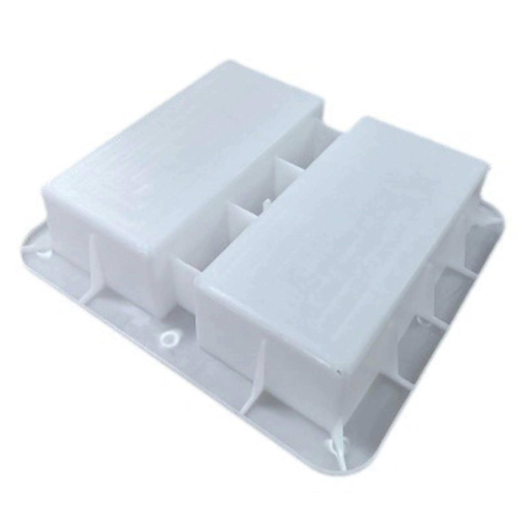 Brick Molds for Concrete 3.9 X 7.9 X 2.4 Inch Polypropylene Concrete Block Mold Model Building Tools Outdoor