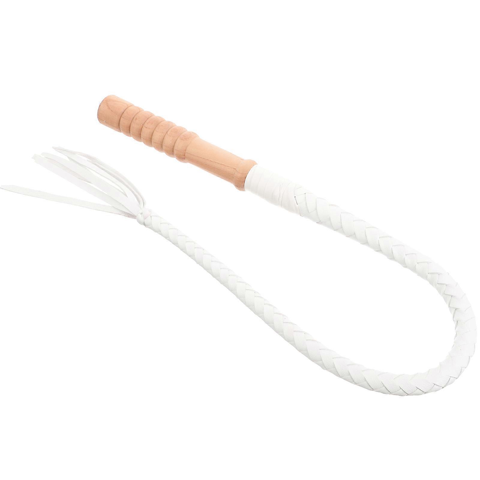 Wood Handle Cowhide for Use 1 Piece Portable